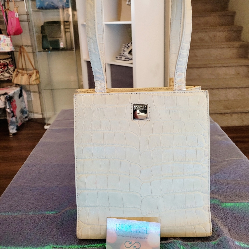 Vintage Dooney Gator Tote